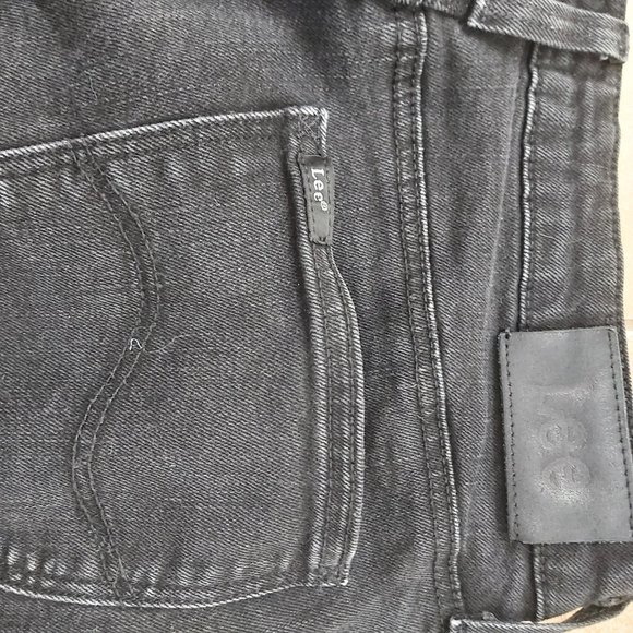 Jeans LEE Cameron Style Black Stretch Regular Boot Cut Low Waist 29 x 30 Women - Picture 12 of 13